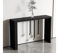 YVZYLXH Console Meuble Salsa Table d'appoint en métal,Table Console Fine,Bout de Canapé, Table d'Appoint, for Couloir, Entrée, Salon, Foyer(Nero,120cm/47.2in)