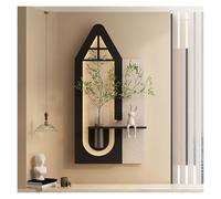 YVZYLXH Décoration Murale 3D Moderne avec LED, Tableau Lumineux PVC, Sculpture Murale Créative for Salon et Chambre(Nero,120x60cm/47.2x23.6in)