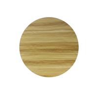 YVZYLXH Plateau Tournant en Bois for Table à Manger, Plateau de Service Rotatif 360° avec Base Préinstallée,pour Dîner et Réception(Wood-b,110cm/43.3in)