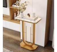 YVZYLXH Sintered Stone Console Table Modern Sofa Table