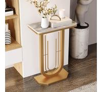 YVZYLXH Sintered Stone Console Table Modern Sofa Table