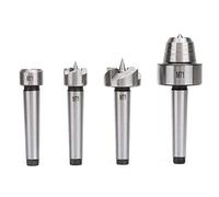 YWBL-WH 4Pcs MT1 Tour Contre Pointe Centrage Conique Tournante Outil Tournage Machines Bois Pièces Mouvement Linéaire