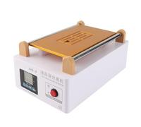 YWBL-WH 7in Tamis à Vide, Coque Noir Mat | Base fixe à vis antidérapante, plaque métallique synthétique de 6 mm, contrôle séparé de la chaleur et de l\'aspiration,