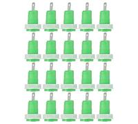 YWBL-WH Adaptateur de Borne de Liaison à Douille Banane, Type de Soudage | Contacts en Laiton é, Coque Isolée ABS, Tenue CATIII 1000 V, Trou D'installation 12 Mm, Panneau 6 Mm, pour Fiche
