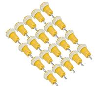 YWBL-WH Adaptateur de Borne de Liaison à Douille Banane, Type de Soudage | Contacts en Laiton é, Coque Isolée ABS, Tenue CATIII 1000 V, Trou D'installation 12 Mm, Panneau 6 Mm, pour Fiche