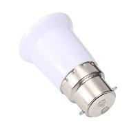 YWBL-WH Adaptateur de Douille de Lumière B22 à E27, Convertisseur de Base D'ampoule de Lampe avec Fer plaqué et Plastique Technique pour un Usage Domestique