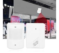 YWBL-WH Alarme de Sonnette à Capteur de Mouvement IR, Large Plage de Couverture pour la sécurité de la Maison avec Système de Détection à Distance