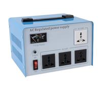 YWBL-WH Alimentation Régulée CA, Transformateur Convertisseur Stabilisateur de Tension 1500 W avec Régulateur Automatique pour Appareils électroniques monophasé SVR 1500 VA (Prise UE 160-250 V)