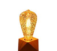 YWBL-WH Ampoule LED de Feu D'artifice 3D, Ampoules LED Effet de Feu D'artifice 3D 4 W E27 Lampe LED de Feu D'artifice Ampoule Décorative Colorée Vintage, Décoration Brillante pour la (605)