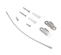 YWBL-WH Ancrages de Meubles, Paquet de 2 Sangles Métalliques Anti-basculement pour la Protection des Bébés, sécurité des Enfants Antisismique avec Acier Inoxydable, pour Commode,