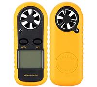 YWBL-WH Anémomètre Numérique Portable, Compteur de Vitesse du Vent avec Rétro-éclairage pour Les Amateurs de Sports de Plein Air et Les Grimpeurs