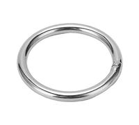 YWBL-WH Anneaux Ronds Soudés 10Pcs, Joint Torique en Métal d'acier Inoxydable 304 pour Le Gréement De Ceinture De Camping 4X40Mm, Joint Torique,Bague D'Étanchéité/Joint Torique