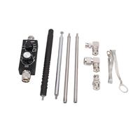 YWBL-WH Antenne à Ondes Courtes QRP 30 W Mini Portable 1,8 MHz à 30 MHz VHF UHF Réglable en Acier allié D'aluminium pour Communication de Réception Multibande à L'intérieur et à