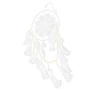 YWBL-WH Attrape-rêves Fait à la Main, Décoration Féerique, Style Boho, Tenture Murale, Plume, Attrape-rêves pour Chambre à Coucher, Salon, Rétroviseur de Voiture