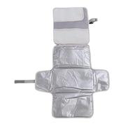 YWBL-WH Baby Diaper Changer Mat Oxford Clots Portable Plimable Diaper Admmord Pad with Wipes Pocket (GRAY)