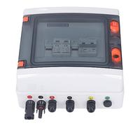 YWBL-WH Boîte de Combinaison PV, Fournitures de Système de Panneaux Solaires Photovoltaïques PA66, DC 1000 V 1 Entrée 1 Sortie avec Entrée 15 A, Disjoncteur 16 A IP65 pour Les Utilisateurs d'énergie