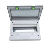 YWBL-WH Boîte de Disjoncteur 12 Voies IP66 étanche à la Pluie, Boîtier électrique sur Rail DIN pour Stations de Charge Solaires EV, Maisons, Ateliers, Panneau de Distribution Mural Extérieur