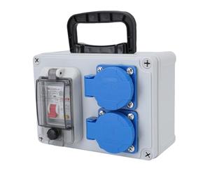 YWBL-WH Boîte de Distribution D'énergie Extérieure, Retardateur D'inflammation Résistant aux Chocs, avec Disjoncteur de Courant de Repos de Type A, pour Entrepôts, Usines, Chantiers de