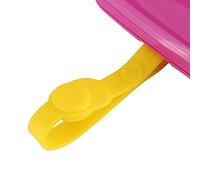 YWBL-WH Boîte de Lingettes Humides, Distributeur de Mouchoirs pour Poussette de bébé, Berceau de Voyage avec Sangle en Silicone Portable, Bouton en Matériau PP, Conception Ouverte (boîte rose rouge)