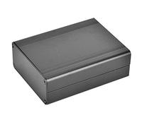 YWBL-WH Boîtier en Alliage D'aluminium, Boîte de Projet électronique Moulée sous Pression avec Surface Noire Oxydée, pour Décodeur de Contrôleur PCB, Protection Contre Le Tonnerre,