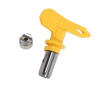 YWBL-WH Buse de Peinture à l'huile de Peinture au Latex sans Air en Acier au Tungstène Jaune, Excellente Atomisation, Large applicabilité, Facile à Utiliser avec Un Taux de Pulvérisation Variable.