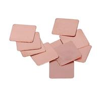 YWBL-WH Cale en Cuivre, Coussinet de Dissipateur de Chaleur en Cuivre Cale de Dissipateur de Chaleur pour Processeur 20 Pièces 20 X 20 Mm 0,5 Mm Matériau en pour Dissipateurs Thermiques