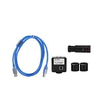 YWBL-WH Caméra de Microscope USB 5MP avec Adaptateur CCD 0,5X Caméra Oculaire Industrielle pour la Reconnaissance de Formes et l'inspection Capteur d'image CMOS Interface USB2.0