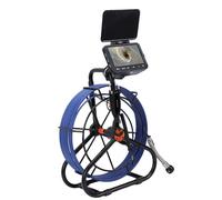 YWBL-WH Caméra D'inspection de Tuyaux 1080P, écran LCD de 4,3 Pouces, étanche IP68 avec Batterie de 5000 MAh, Temps de Travail de 7 Heures, Lumières LED Réglables pour L'inspection des (Prise UE 30M)