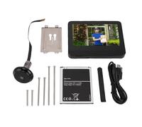 YWBL-WH Caméra Judas, Sonnette WiFi LCD 4,3 Pouces avec Vidéo HD 1080P, Détection de Mouvement, Conversation Bidirectionnelle, Batterie 5000 MAh, pour la sécurité de L'appartement à