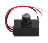 YWBL-WH Capteur de Lumière Photoélectrique Extérieur, Interrupteur de Commande de Lumière Photoélectrique, Capteur Automatique du Crépuscule à L'aube pour les Lumières D'entrée de