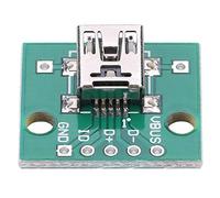 YWBL-WH Carte Adaptateur USB vers Dip Mini Adaptateur Dip USB 5 Broches 2,54 Mm Module PCB 10 Paquets pour Bricolage Alimentation Prototypage de Planche à Pain et Réparation électronique