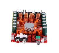 YWBL-WH Carte d'amplificateur Audio, Module d'amplificateur de Puissance Stéréo Numérique 2 X 160 W pour Haut-Parleur 4/6/8 Ohm, 2 Canaux, Sortie DC 15-36 V TDA7498E, avec Ventilateur de