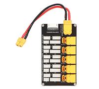 YWBL-WH Carte de Charge Parallèle Lipo Battery XT30 XT60 PLIGNE 2-6S Chargeur de Batterie au Lithium avec 2 Connecteurs Câble de Charge pour IMAX B6 Q6 Pro D2 T8 Chargers