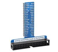 YWBL-WH Carte d'extension GPIO Carte d'extension en Métal de Type T 2 Pièces 2x20P 40 Broches pour 1B 2B 3B pour Connexion par Câble GPIO Test de Prototypage Utilisateurs électroniques