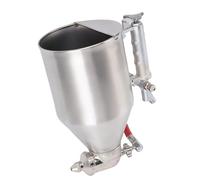 YWBL-WH Ciment Mortar Pulpord Papet à Trémie en Acier Inoxydable avec 6 Buses, Construction en Métal, Largeur de Pulvérisation de 28 Cm, pour la Peinture Murale Extérieure