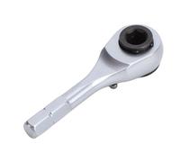 YWBL-WH Clé à Cliquet Hexagonale, Mandrin de 6,35 Mm, clé à Cliquet Réversible avec Poignée Ergonomique pour la Réparation de Voitures, Motos, Vélos, Petites Tâches de Fixation