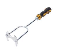 YWBL-WH Clé Sous évier 7 Têtes Interchangeables Tige Extensible | Outil de robinet à deux options de poignée, accès au bassin étroit derrière les luminaires, construction métallique pour la