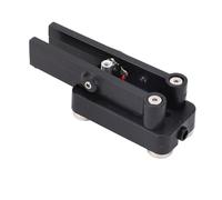 YWBL-WH Clé Télégraphique à Double Palette avec Base Magnétique et Câble de 3,5 Mm pour la Pratique du Code Morse Radioamateur, Boîtier ABS Portable CW Keyer