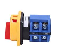 YWBL-WH Commutateur de Commutation à Came, Matériau PC et Cuivre, Sélecteur 63A AC240V pour le Contrôle des Circuits et la Gestion de l'alimentation