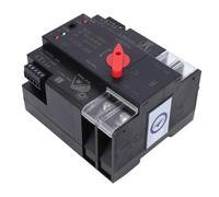 YWBL-WH Commutateur de Transfert Automatique à Double Puissance 2P 100A, Contrôleur à Bascule Montage sur Rail Din ATS Ininterrompu avec Protection de Tension pour Usage Domestique,