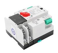 YWBL-WH Commutateur de Transfert Automatique, Commutateur d'alimentation sans Interruption monté sur Rail DIN ABS, Commutation Milliseconde 2P PC Niveau 80A pour équipement de Contrôle de (100A)