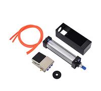 YWBL-WH Concasseur de Canettes Pneumatique avec Pédale, Construction en | Smasher de cylindre d\'air, entraînement de compresseur 90-100PSI, actionnement mécanique de la pédale, construction en