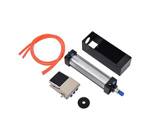 YWBL-WH Concasseur de Canettes Pneumatique avec Pédale, Construction en | Smasher de cylindre d\'air, entraînement de compresseur 90-100PSI, actionnement mécanique de la pédale, construction en