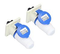 YWBL-WH Connecteur d'alimentation Industriel 16 A, Matériau PA66, 2P+E IP44 pour les Applications Industrielles et de Conservation de l'eau.