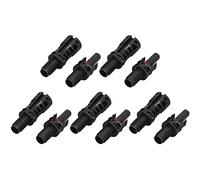 YWBL-WH Connecteur d'extrémité de Panneau Solaire, Connecteurs à Noyau Creux en Cuivre PPO avec Système de Verrouillage à Clipser pour Câblage de 2,5 mm² à 6 mm², Courant Nominal de 30 A pour