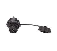 YWBL-WH Connecteur USB, Prise Femelle Micro USB étanche et Durable avec Verrouillage à Boucle, classé IP68 pour Les équipements Mécaniques et Les Appareils Extérieurs