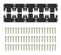 YWBL-WH Connecteurs de canapé Sectionnels 4 Pièces, Clips de Verrouillage Universels en Métal Lourd, Faciles à Installer avec des Vis, pour Canapés Sectionnels, Chaises Longues (10 PCS)