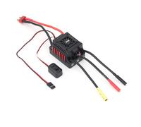 YWBL-WH Contrôleur de Vitesse électrique ESC sans Balais 60 A pour Camion de Voiture RC, Programmable avec Plusieurs Protections, Alliage d'aluminium pour Buggy 1/10 sur Route Tout-Terrain