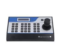 YWBL-WH Contrôleur PTZ, Mini Clavier de Caméra Dôme PTZ Analogique avec | Compatible avec les Protocoles -D/-P/AD, Joystick 3D pour le Contrôle du Zoom, Distance de Communication de 1 500 M, écran