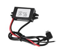 YWBL-WH Convertisseur 12V à 5V, Régulateur de Tension Micro USB, Sortie 15W 3A, Module Abaisseur DC-DC pour Le Chargement des Smartphones de Voiture